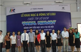 Hơn 2.000 học sinh tham gia cuộc thi “Vô địch Toefl Primary 2014” 