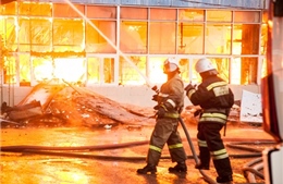 Cháy chợ Bà Côi của người Việt ở Kazan, Nga