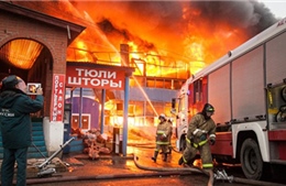 Vụ cháy chợ “Bà Côi” thiệt hại hàng tỷ rúp 