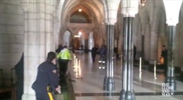 Video nổ súng trong tòa nhà Quốc hội Canada