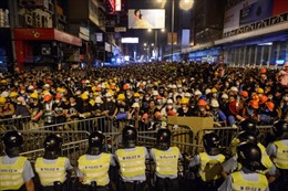 Hong Kong bắt 8 người biểu tình tại Mong Kok 