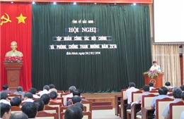 Tỉnh ủy Bắc Ninh tập huấn công tác nội chính và phòng chống tham nhũng 