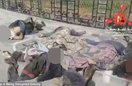 Video khủng bố IS bêu xác không đầu ở Raqqa