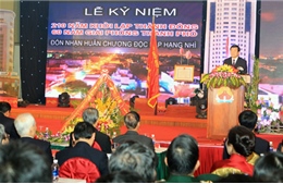 Chủ tịch nước dự lễ kỷ niệm 210 năm khởi lập Thành Đông
