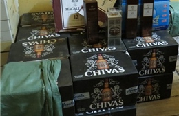 Tạm giữ lô hàng rượu ngoại không hóa đơn chứng từ