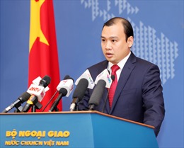Yêu cầu Trung Quốc chấm dứt cải tạo phi pháp trên bãi Chữ Thập