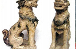 Giới thiệu hiện vật về nghê, sư tử trong điêu khắc cổ 