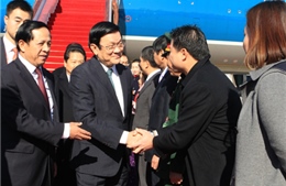 Chủ tịch nước Trương Tấn Sang tới Trung Quốc dự Hội nghị APEC 