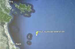Vụ tàu Phúc Xuân 68 chìm: 8 thuyền viên vẫn mất tích