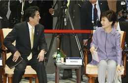 Lãnh đạo Nhật-Hàn trao đổi trong bữa tối APEC