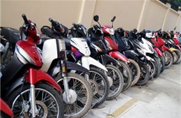 Hà Nội: Triệt phá đường dây trộm cắp và tiêu thụ xe máy 