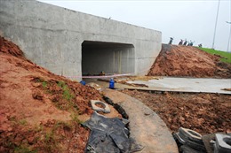Hoàn thiện “siêu tốc” hầm chui dân sinh dự án Nội Bài - Nhật Tân
