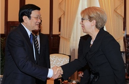 Chủ tịch nước Trương Tấn Sang tiếp Đại sứ Hy Lạp
