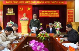 Đại tướng Trần Đại Quang làm việc tại tỉnh Yên Bái 