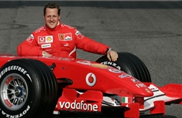 Sức khỏe của tay đua Schumacher tiến triển tốt