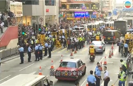 Cảnh sát Hong Kong ra tay giải tỏa đường phố Mong Kok