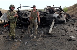 Quân đội Ukraine tổn thất 1.800 xe tăng, thiết giáp ở miền Đông