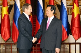 Thủ tướng Nguyễn Tấn Dũng hội kiến Chủ tịch Duma Quốc gia Nga