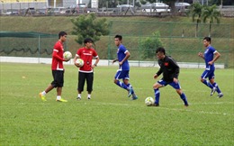 Đội tuyển Việt Nam tập buổi đầu tiên tại Malaysia 