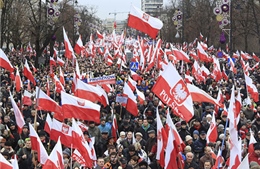 Tuần hành phản đối kết quả bầu cử ở Ba Lan