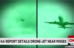 Hàng loạt vụ UAV chạm trán máy bay chở khách