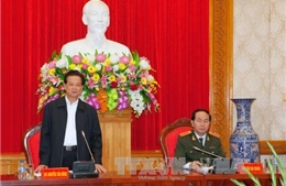 Thủ tướng Nguyễn Tấn Dũng làm việc với Đảng ủy Công an Trung ương 