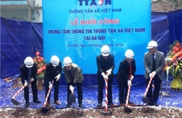 Khởi công Trung tâm Thông tin Thông tấn xã Việt Nam tại Hà Nội