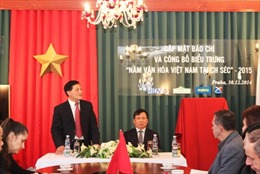Công bố chương trình Năm Văn hóa Việt Nam tại CH Séc 