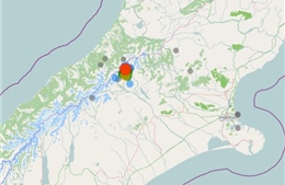 Động đất mạnh 5,6 độ Richter tại New Zealand 