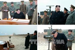 Ông Kim Jong Un thị sát thi bắn súng chống tăng 