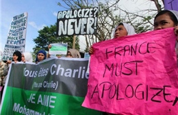 Biểu tình phản đối tranh biếm họa của Charlie Hebdo ở Algeria