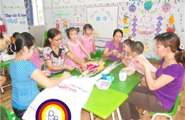 Lúng túng thực hiện Bộ chuẩn phát triển trẻ mầm non 5 tuổi 