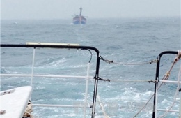 Cứu 7 ngư dân trên thuyền bị chìm