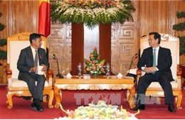 Thủ tướng Nguyễn Tấn Dũng tiếp Bộ trưởng Thông tin Myanmar