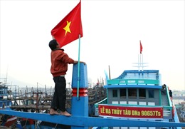 Hạ thủy tàu cá thay thế tàu bị Trung Quốc đâm chìm