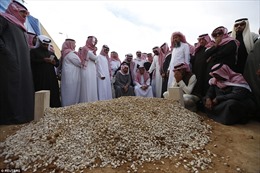 Quốc vương Abdullah được chôn trong mộ vô danh