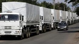 Đoàn xe viện trợ thứ 12 của Nga đến Đông Ukraine