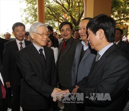 Tổng Bí thư Nguyễn Phú Trọng thăm làm việc tại tỉnh Quảng Bình 