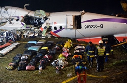 Số người chết trong tai nạn máy bay TransAsia tới 40 người