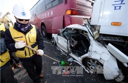 Hai người Việt bị thương do đâm xe liên hoàn tại Hàn Quốc