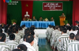 558 phạm nhân ở Quảng Bình được giảm hạn tù