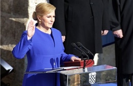 Nữ Tổng thống đầu tiên của Croatia tuyên thệ nhậm chức