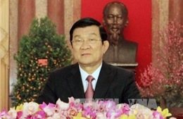 Thư chúc tết Ất Mùi của Chủ tịch nước Trương Tấn Sang