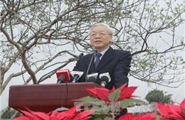 Tổng Bí thư Nguyễn Phú Trọng tham dự Tết trồng cây 