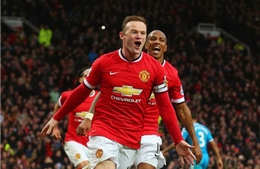 Rooney lập cú đúp, Manchester United vươn lên hạng 3