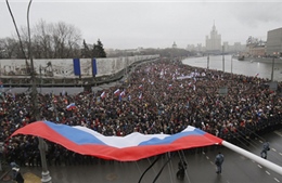 Hàng nghìn người Nga thương tiếc ông Nemtsov