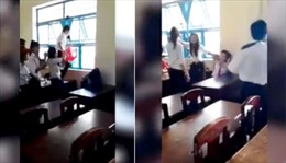 Sẽ xử lý nghiêm học sinh đánh bạn trong lớp học tại Quảng Ninh