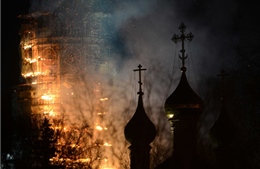Cháy lớn tu viện chôn cất nhiều nhân vật xuất chúng Nga