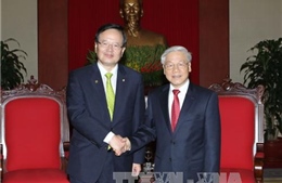 Tổng Bí thư Nguyễn Phú Trọng tiếp Chủ tịch Quốc hội Hàn Quốc Chung Ui-wha