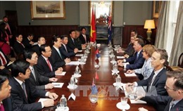 Thủ tướng Nguyễn Tấn Dũng hội đàm với Thủ tướng New Zealand 
